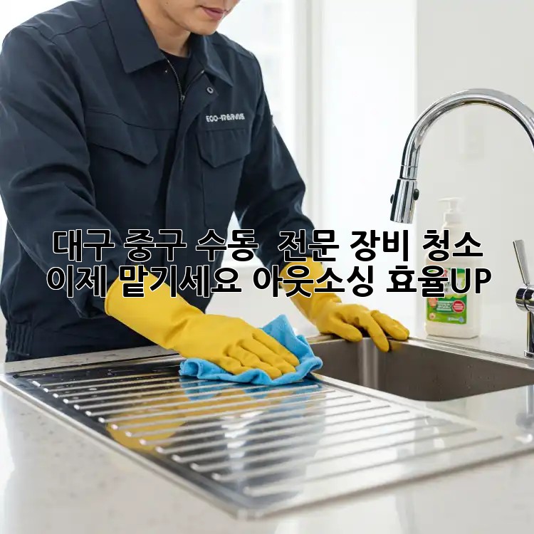 대구 중구 수동 🧑‍🔧 전문 장비 청소, 이제 맡기세요! #아웃소싱 #효율UP