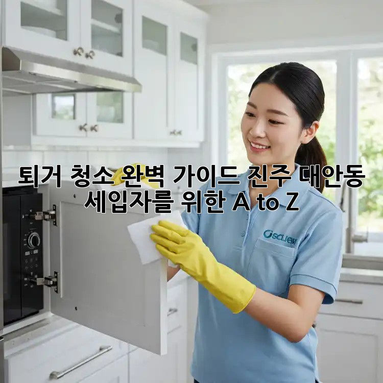 퇴거 청소 완벽 가이드: 진주 대안동 세입자를 위한 A to Z