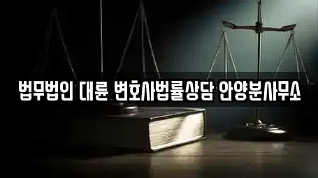 법무법인 대륜 변호사법률상담 안양분사무소