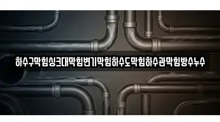 하수구막힘싱크대막힘변기막힘하수도막힘하수관막힘방수누수