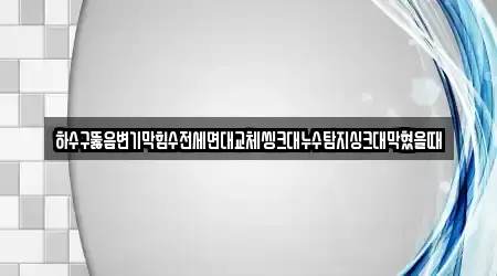 하수구뚫음변기막힘수전세면대교체씽크대누수탐지싱크대막혔을때