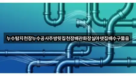 누수탐지천장누수공사주방윗집천장배관화장실아랫집배수구뚫음