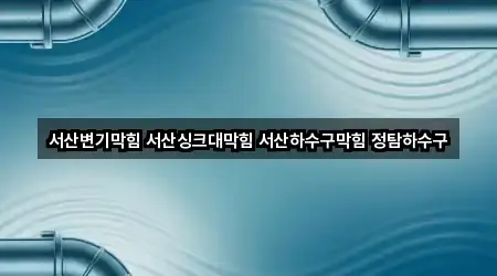 서산변기막힘 서산싱크대막힘 서산하수구막힘 정탐하수구