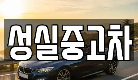 강원 양양군 손양면 중고차매매 전문 성실중고차