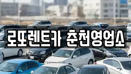 강원특별자치도 춘천시 약사동 장기렌트카 전문 로또렌트카 춘천영업소