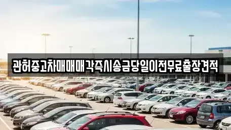 경기 파주시 당하동 중고차 전문 관허중고차매매매각즉시송금당일이전무료출장견적