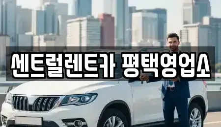 경기도 평택시 팽성읍 장기렌트카 전문 센트럴렌트카 평택영업소