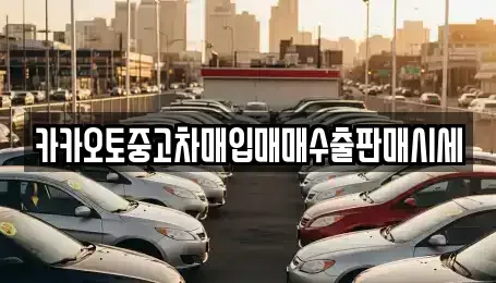 경기도 평택시 팽성읍 중고차매입 전문 카카오토중고차매입매매수출판매시세