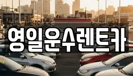 경남 합천군 대양면 렌트카 전문 영일운수렌트카