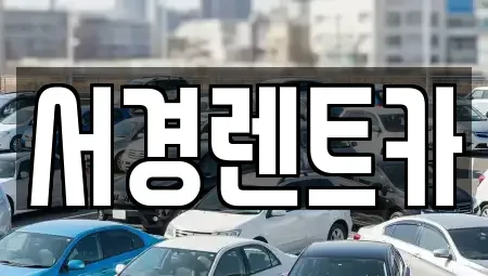 경상남도 진주시 문산읍 렌트카 전문 서경렌트카