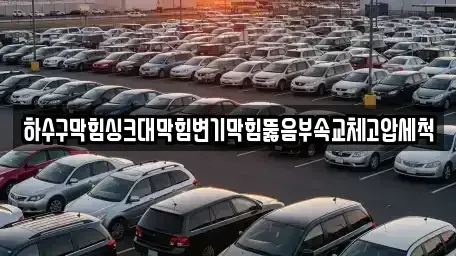 광주 남구 서동 중고차 전문 하수구막힘싱크대막힘변기막힘뚫음부속교체고압세척