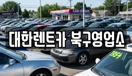 광주 북구 용봉동 렌트카 전문 대한렌트카 북구영업소