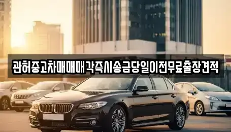 서울특별시 영등포구 영등포동1가 중고차매매 전문 관허중고차매매매각즉시송금당일이전무료출장견적