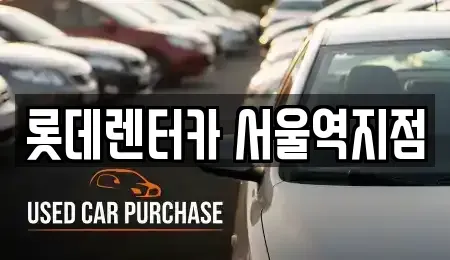 서울특별시 용산구 서계동 렌트카 전문 롯데렌터카 서울역지점