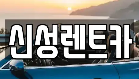 전라남도 나주시 빛가람동 렌트카 전문 신성렌트카