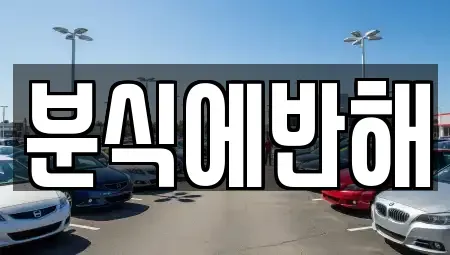 전북특별자치도 전주시 덕진구 남정동 중고차매입 전문 분식에반해